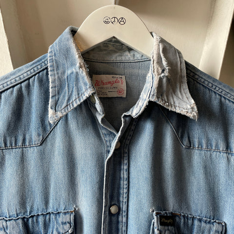 70’s Wrangler Denim Western Shirt - Small