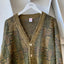 60’s Fuzzy Cardigan Sweater - Large