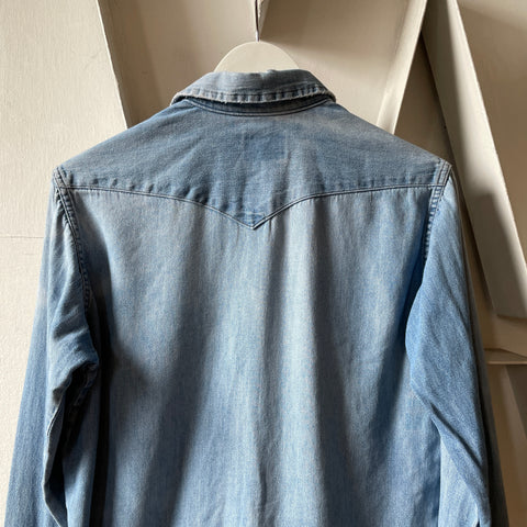 70’s Wrangler Denim Western Shirt - Small