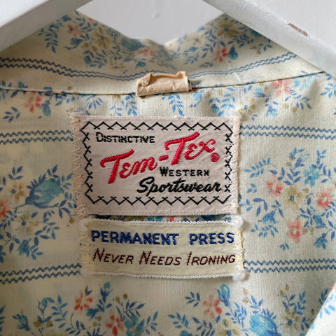 60’s Ten-Tex Ruffled Western Shirt - XS