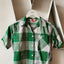 70’s Plaid Button Down - XS