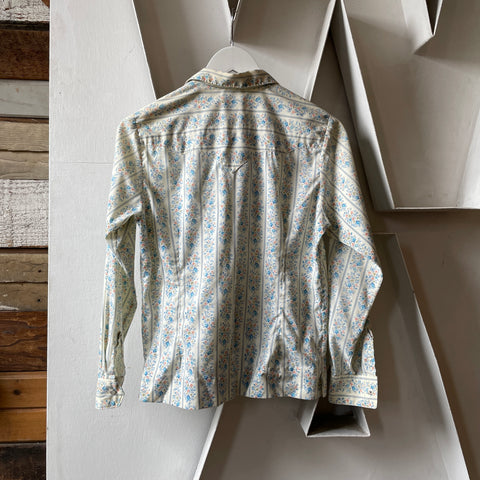 60’s Ten-Tex Ruffled Western Shirt - XS