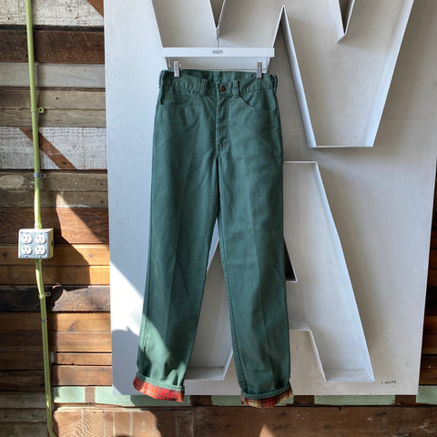 70's Flannel Lined Pants - 30” x 34”
