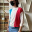 60’s Striped Boatneck Sweatshirt - Large