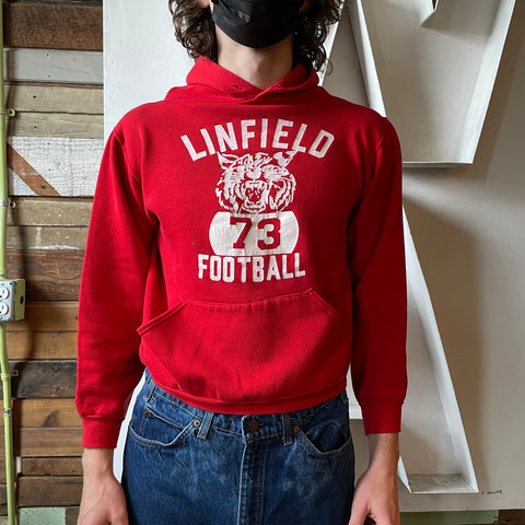 80’s Russell Linfield Football Hoodie - Small