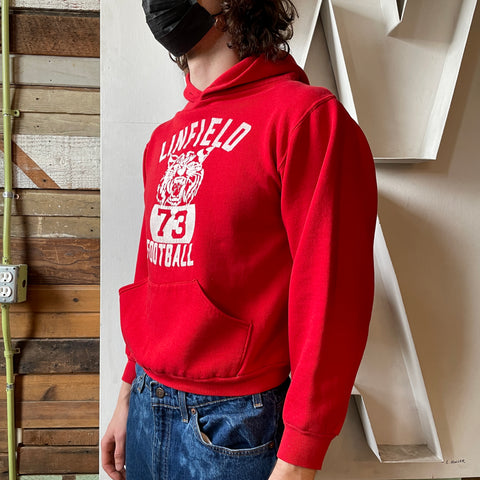80’s Russell Linfield Football Hoodie - Small