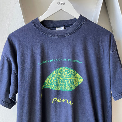 90’s “Coca Leaf Is Not A Drug” Tee - Medium