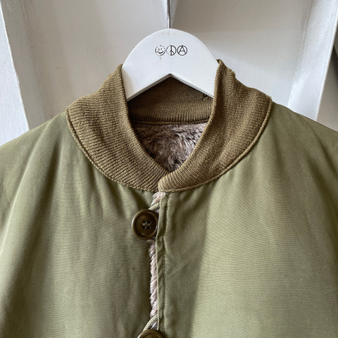 WWII Field, Pile O.D. Liner Jacket - Small