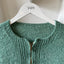 60’s Wool Zip Sweater - Medium