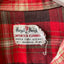 60’s Plaid Loop Collar - Medium