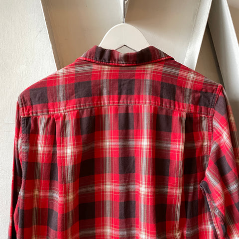 60’s Plaid Loop Collar - Medium