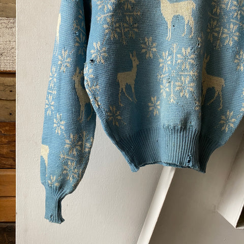 40's Novelty Sweater - Medium