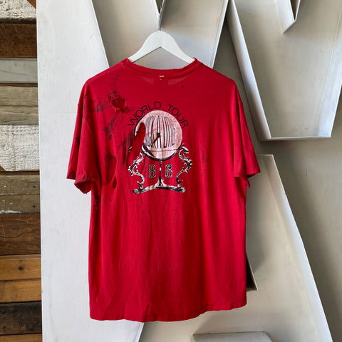 80’s Thrashed Stevie Nicks Tour Tee - Medium