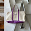 90’s Lilac Boat-N-Tote - Large