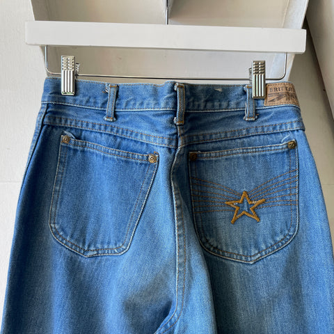 90’s Brittania Denim Flares - 26” x 31”
