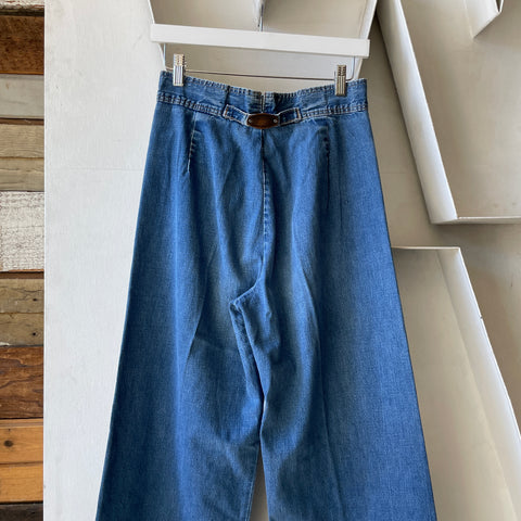 70’s Levi’s Wide Leg Denim Pants - 27” x 30.5”