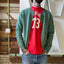 60’s Wool Zip Sweater - Medium
