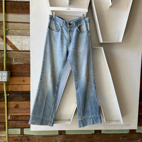 70’s Sears Light Wash Flares - 34” x 29.5”