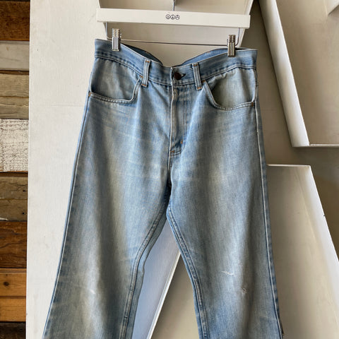 70’s Sears Light Wash Flares - 34” x 29.5”