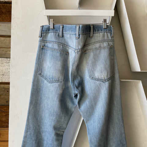 70’s Sears Light Wash Flares - 34” x 29.5”