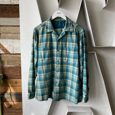 70's Snipped Pendleton - Large