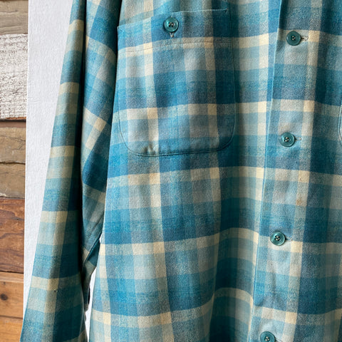 70's Snipped Pendleton - Large