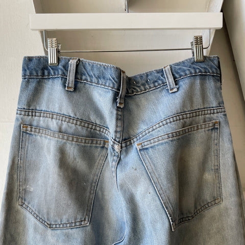 70’s Thrashed JC Penney Plain Pockets Flares - 32” x 32”