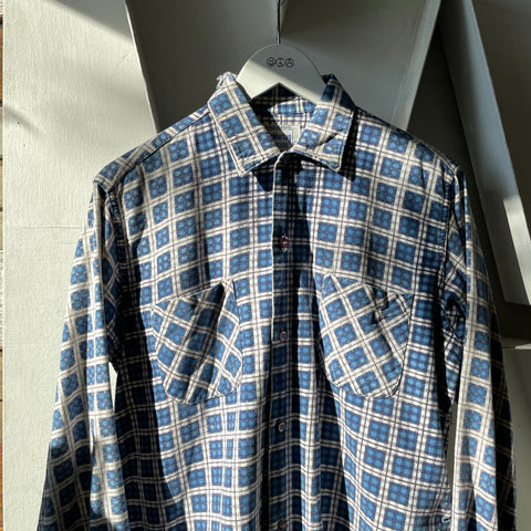70’s Murray Flannel Button-Up - Medium