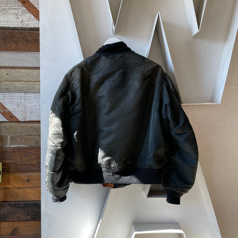 80’s Faded MA-1 Bomber - Large