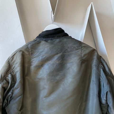 80’s Faded MA-1 Bomber - Large