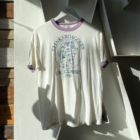80’s Hanes Clinkerdagger’s 10K Ringer - Medium