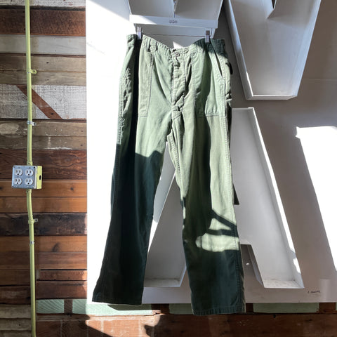 60’s OG-107 Utility Trousers - 34” x 30”