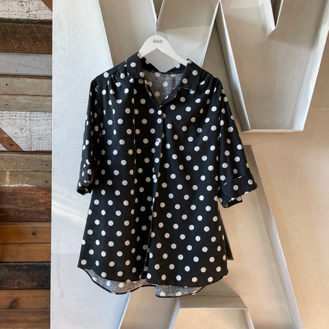 90’s Polka Dot Button Up - XL
