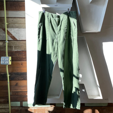 60’s OG-107 Utility Trousers - 35” x 29”