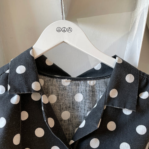 90’s Polka Dot Button Up - XL