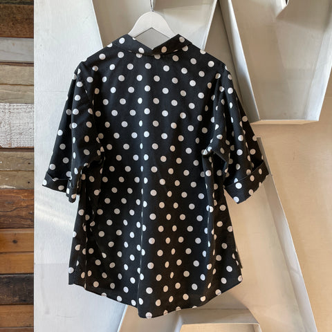 90’s Polka Dot Button Up - XL