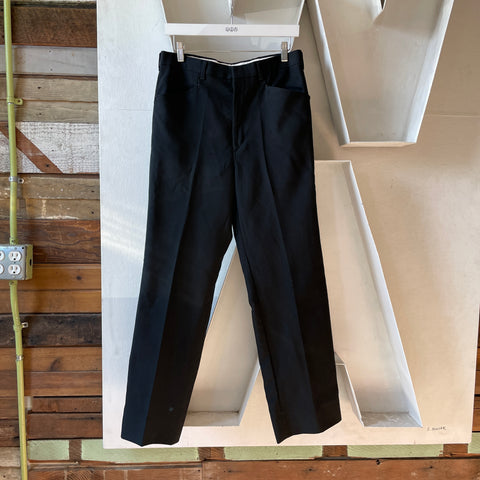 60’s Poly Trousers - 30” x 29.5”