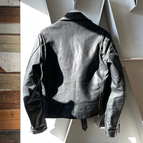 80’s Leather Moto Jacket - Medium