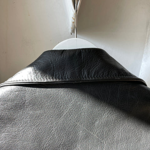 80’s Leather Moto Jacket - Medium