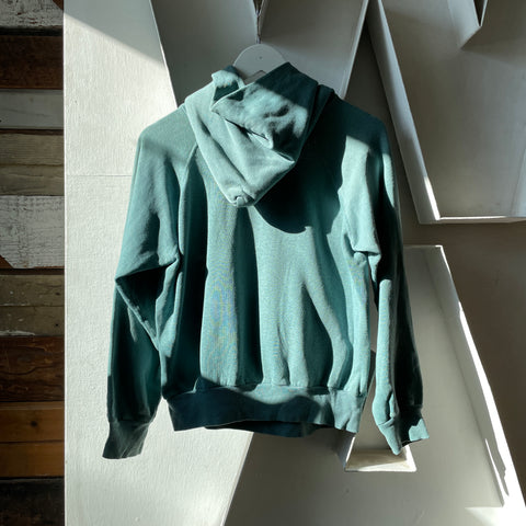 70’s Faded Raglan Hoodie - Small