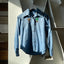 70’s Embroidered Chambray Western Shirt - Small
