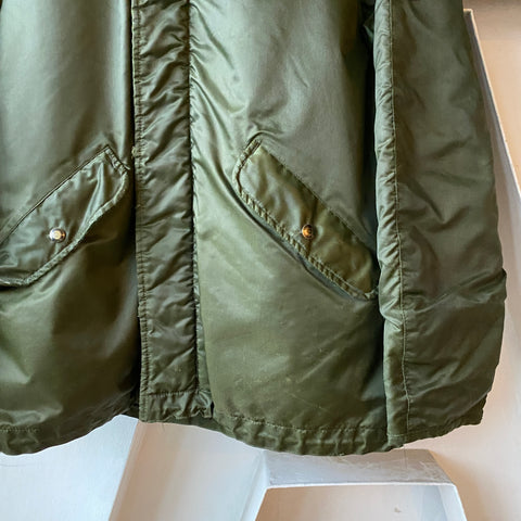 70’s Stenciled Impermeable Deck Jacket - Large