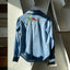 70’s Embroidered Chambray Western Shirt - Small