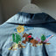 70’s Embroidered Chambray Western Shirt - Small