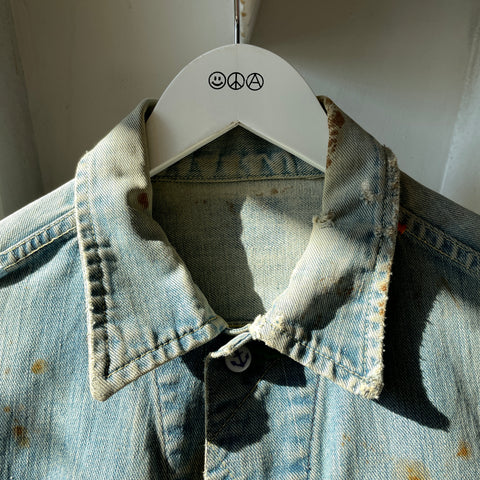 70’s Lee Patched Denim Jacket - Medium