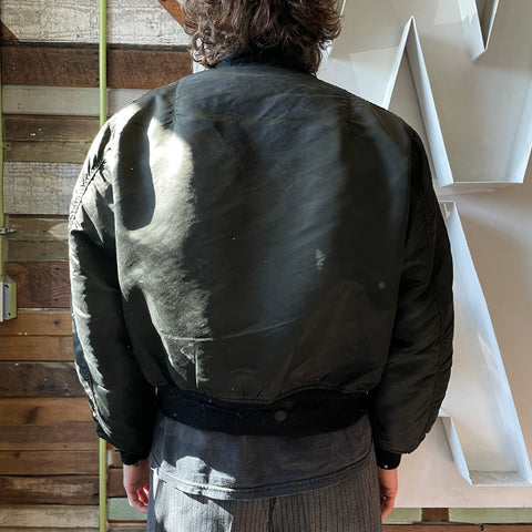 80’s Faded MA-1 Bomber - Large