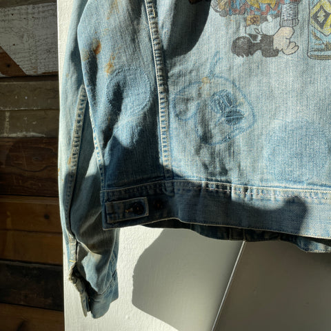 70’s Lee Patched Denim Jacket - Medium