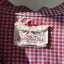 60’s Gingham Loop Collar Shirt - Medium