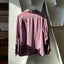 60’s Gingham Loop Collar Shirt - Medium
