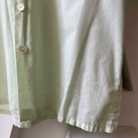 60's Short Sleeve Loop Collar Shirt - XL